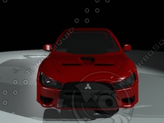 3d lancer evolution mitsubishi evo - evo X 10 turbosquid.max by Froibet747